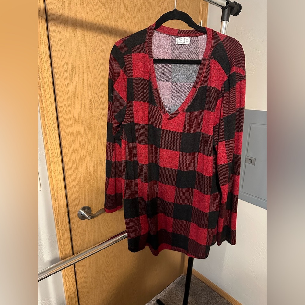 Maurice’s 24/7 Collection Plaid lightweight shirt- Size XXL